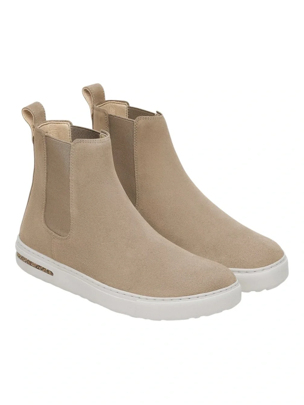 Birkenstock Bend Chelsea Suede Leather Taupe Boots WMS Sz 8 - New Without Box